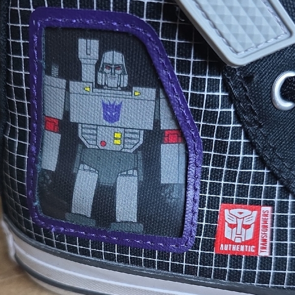 Converse Limited Edition Transformers Black High-Tops All Star Sneakers - Picture 6 of 10